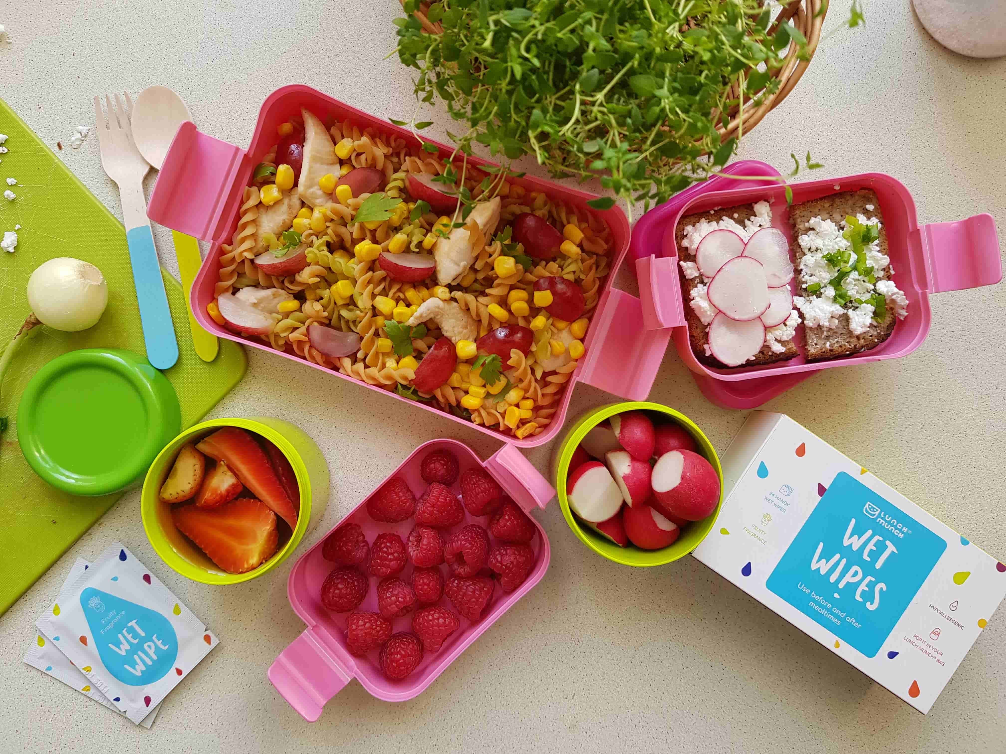 torba na lunch dla dziecka pojemniki na jedzenie