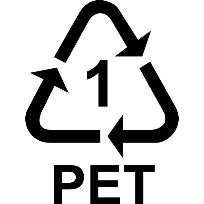 oznaczenia plastiku 01 PET