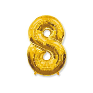 balon urodzinowy cyfra 8