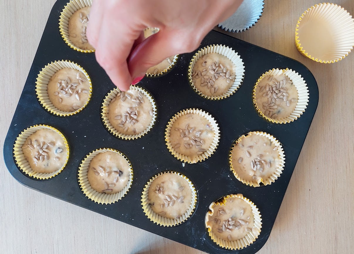 Muffinki bananowe z syropem klonowym dla dzieci przepis