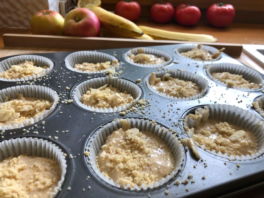 muffinki z jabkami dla dzieci przepis bez cukru