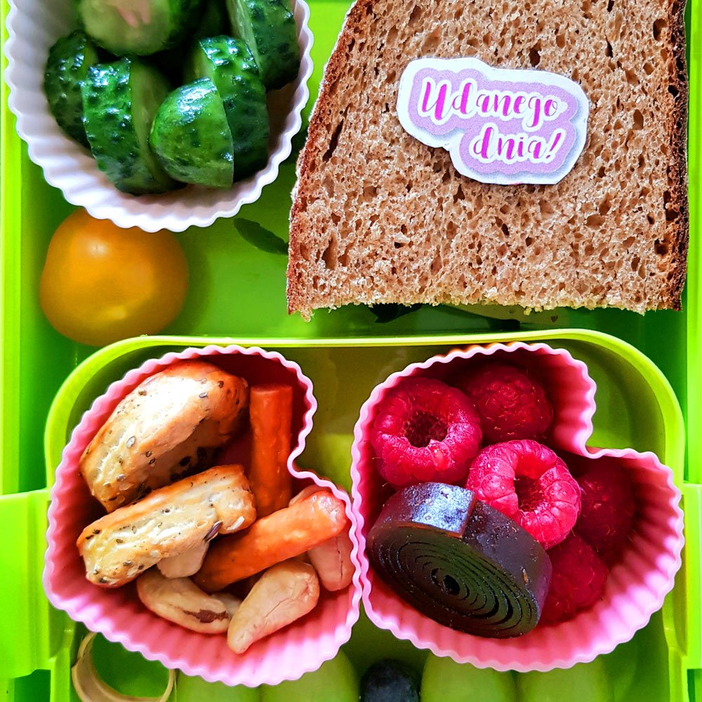 lunchbox dla dziewczynki arbuzowy