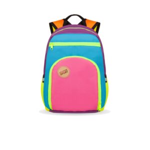 kolorowy plecak mlodziezowy neon munch z termiczna kieszenia