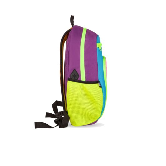 kolorowy plecak mlodziezowy neon munch z termiczna kieszenia z boku