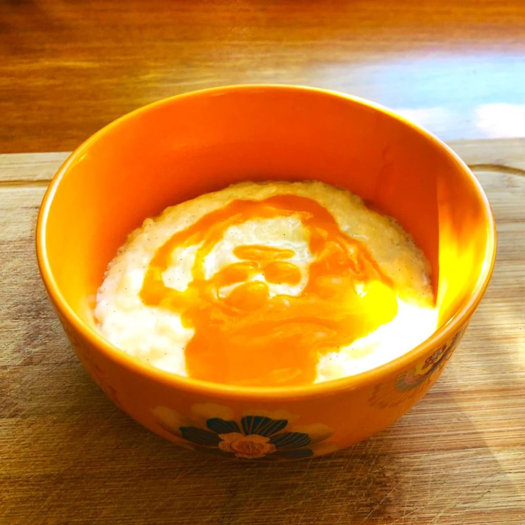 Pudding ryzowy z mango dla dzieci